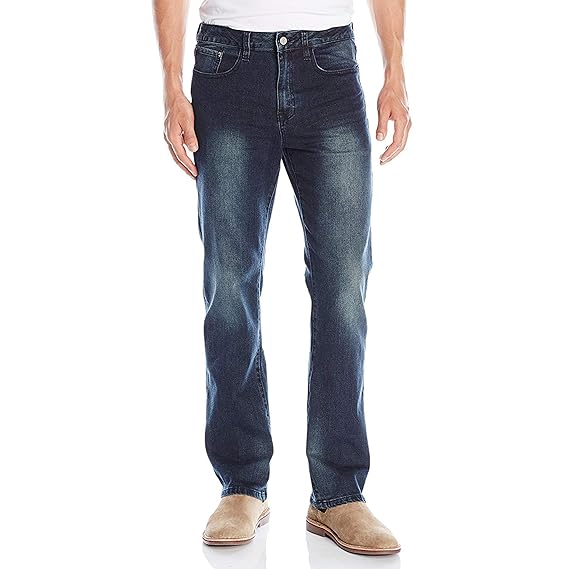 izod men's comfort stretch relaxed fit jeans