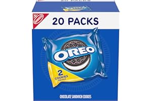 OREO Chocolate Sandwich Cookies, 20 Snack Packs (2 Cookies Per Pack)