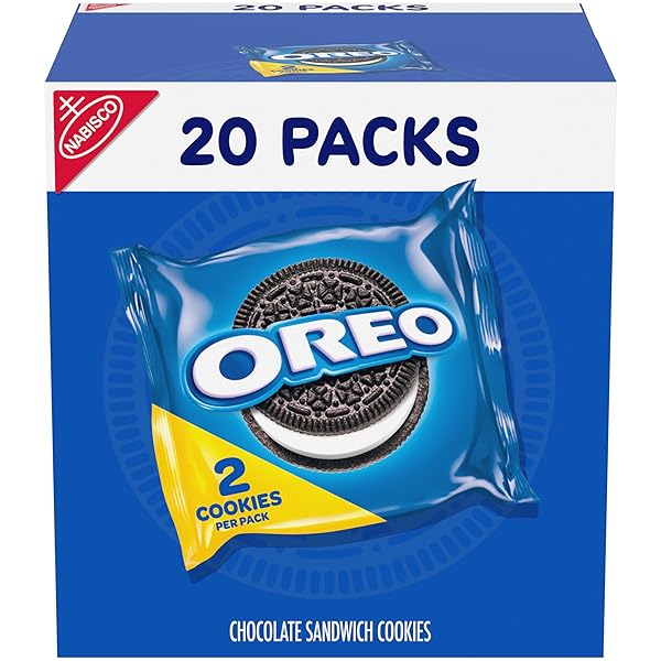 OREO CHOCOLATE SANDWICH COOKIES, 20 SNACK PACKS (2...