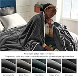 Bedsure Sherpa Fleece Throw Blanket 150x200 Dark Grey Twin/Double view 9