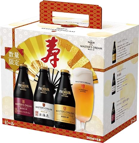 Amazon Co Jp ギフト限定醸造商品入り ザ プレミアム モルツ マスターズドリーム 3種セット 305ml 6本 ギフトbox入り 食品 飲料 お酒