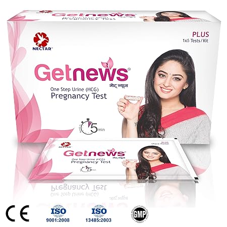 Neclife Getnews One Step Pregnancy Test - Pack of 10
