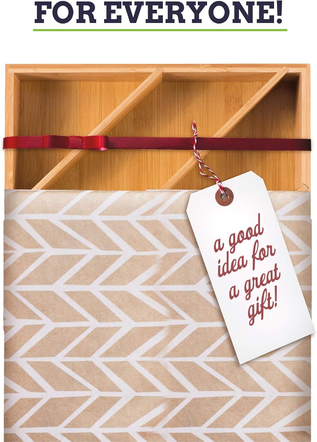 Diagonal Space Saving Bamboo Drawer and Cabinet Organizer Divider fits Drawers 17” X 12” X 2.5” by Eco Kitchenware: Home Improvement