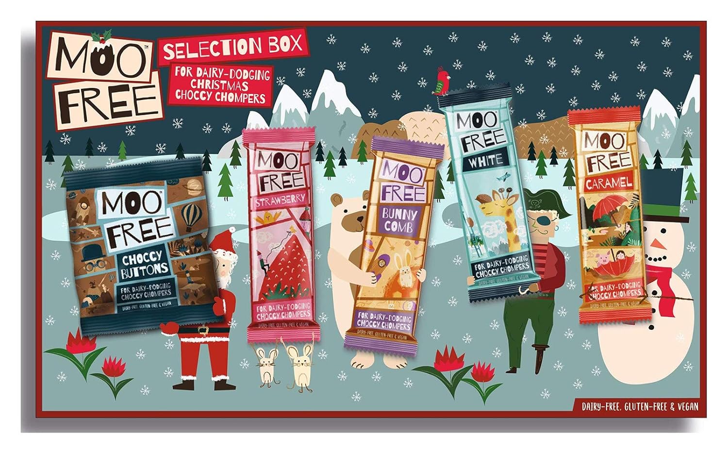 Moo Free Vegan Chocolate Selection Box gluten free