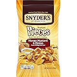 Snyder's of Hanover Pretzel Pieces, Honey Mustard and Onion, 8 Ounce Bag (Pack of 6)