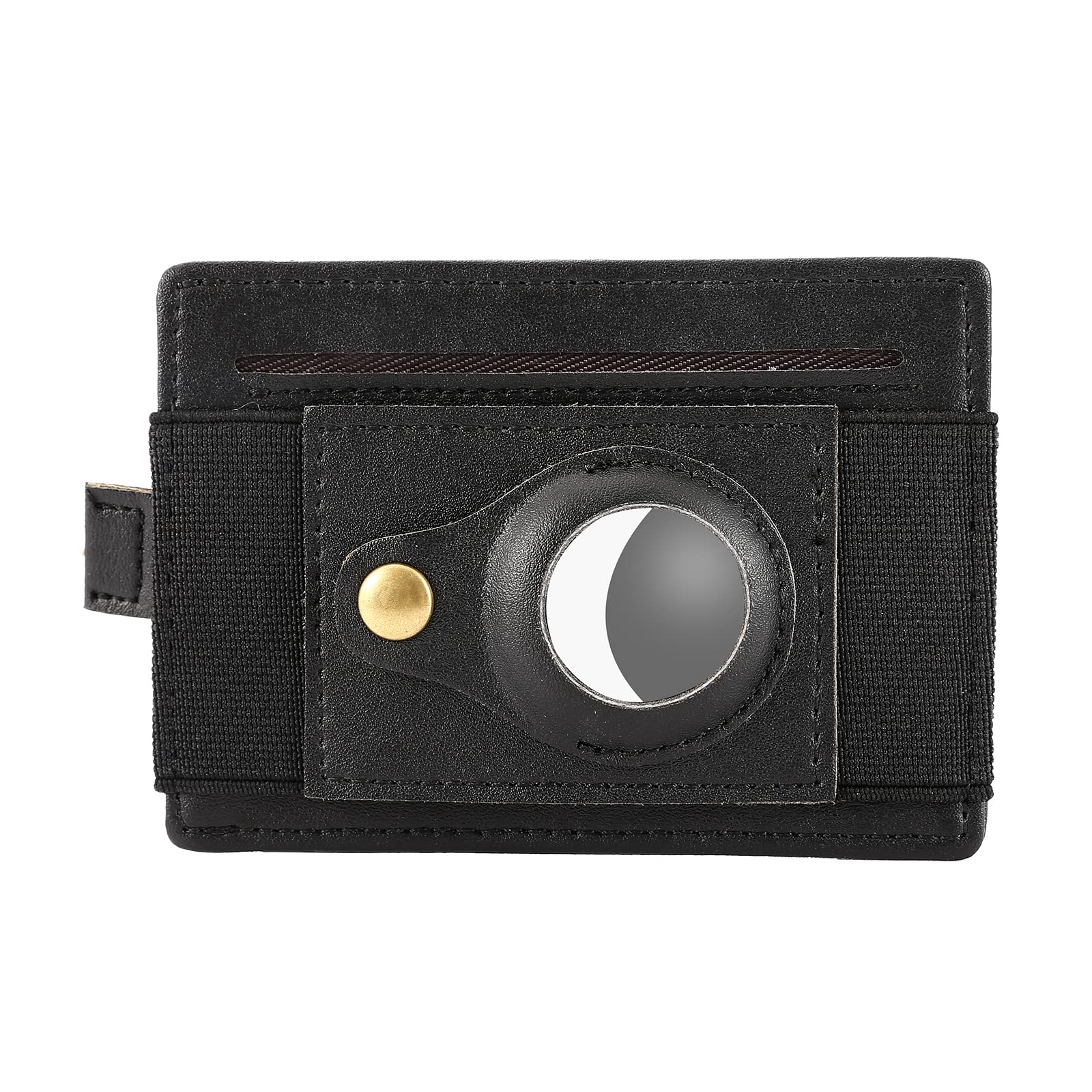 Onunaf Wallet for Men Compatible with AirTag,Cash Credit Card Bifold Wallet,Minimalist RFID Blocking Slim Front Pocket Wallet for Men Women