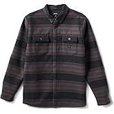 Roark Men's Nordsman Bonded Long Sleeve Flannel Shirt, Black