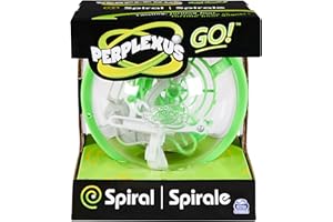 Perplexus GO! Spiral, Compact Challenging Puzzle Maze Skill Game