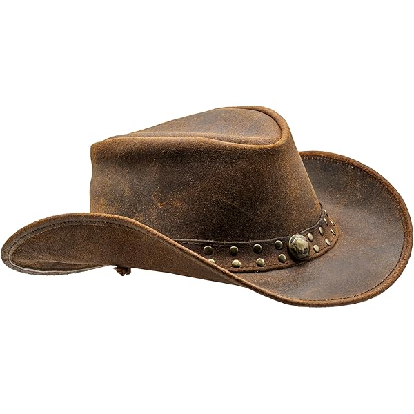 本革　ミネトンカ THE AUSSIE HAT ブラウン Minnetonka Women's Aussie Hat - Waterproof Hat Designed with