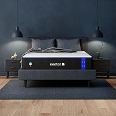 Nectar Queen Mattress 12 Inch - Medium Firm Gel Memory Foam - Cooling Comfort Technology - 365-Night Trial - Forever Warranty