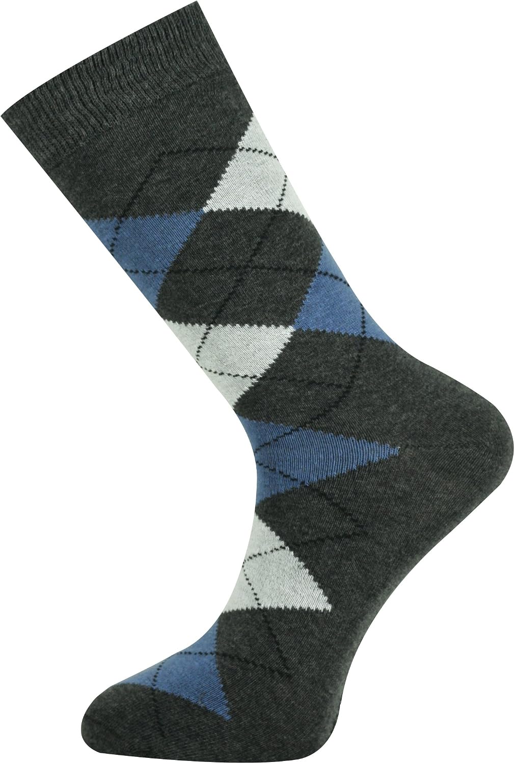Mysocks Men Socks 5 works Multipack Mid Calf Casual Dress Patterned Seamless Toe Colourful Cotton Crew Socks - Image 5