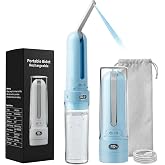 WeWi HLTH Electric Portable Bidet for Travel &amp; Outdoor Camping, Sky Blue | Pocket size whisper-quiet handheld sprayer 3 pressure modes 1600mAh Long-lasting Battery USB-C Rechargable IPX7 Waterproof