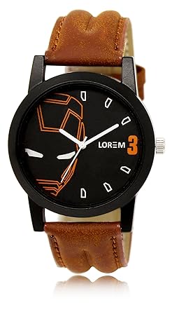 Leather Analogue Ironman Mens Watch