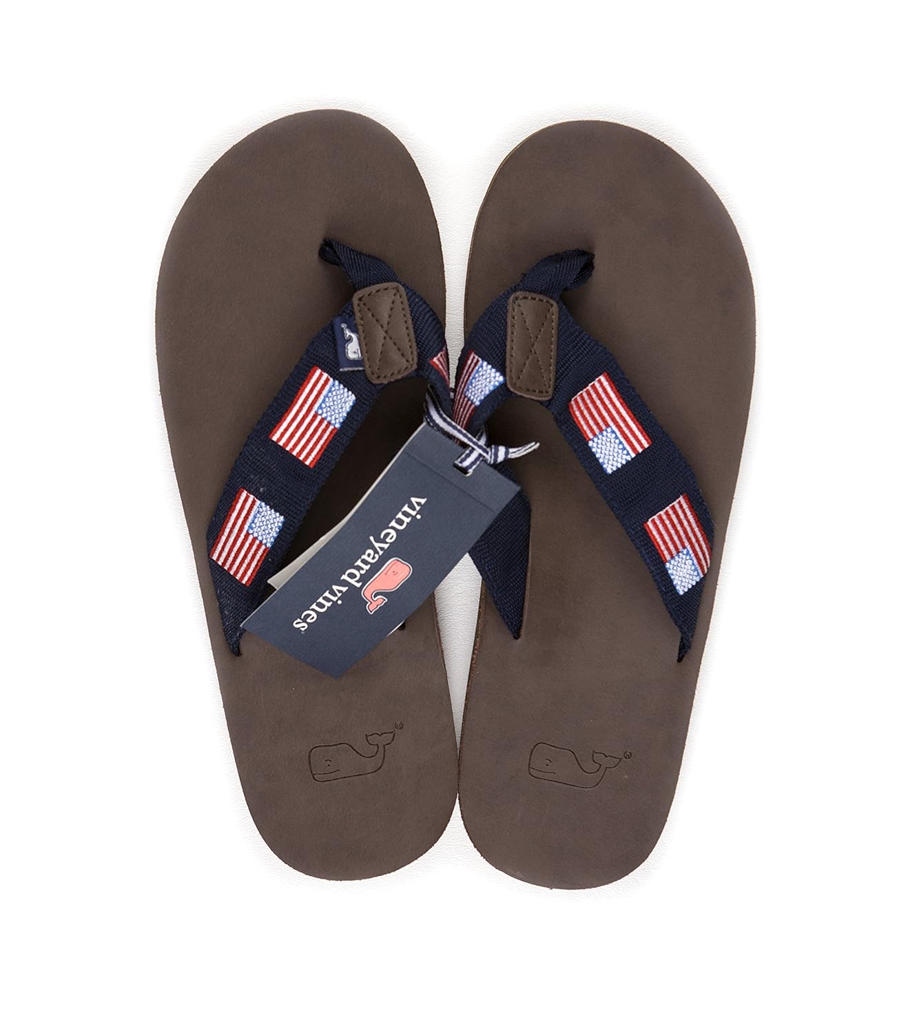 vineyard vines flip flops mens