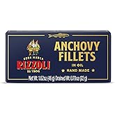MANGIAR BENE RIZZOLI | Anchovy Fillets in Olive | Hand Made | MSC-Certified Sustainable Seafood, High Protein, Gluten Free | 1.62 Ounce (46 Gr.) (Pack of 1)