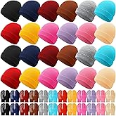 Shyyween Kids Beanie Hats and Gloves Set Children Knit Winter Warm Hat and Anti-Slip Gloves with Grip for Boy Girl Homeless