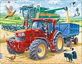Larsen PG9 Tractor Combine Harvester 39 Piece Jigsaw Puzzle Kids 3+ Farm view 1