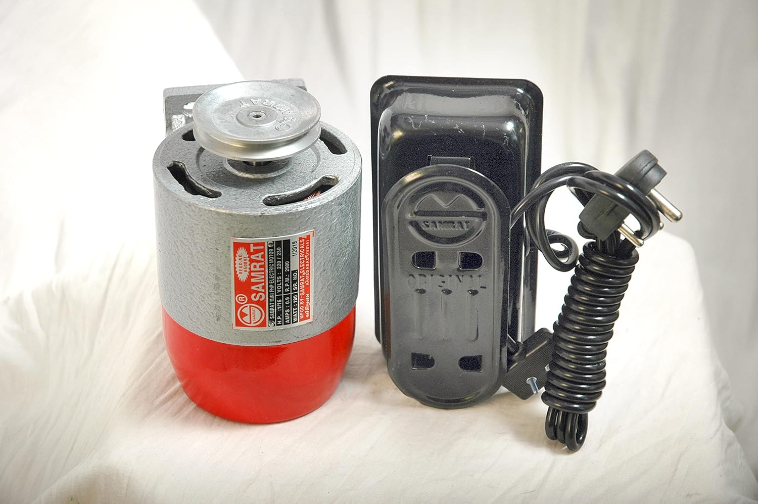 SAMRAT® sewing machine without carbon regulator motor .(A/C SILVER