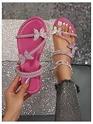 Floerns Women's Elegant Rhinestone Butterfly
