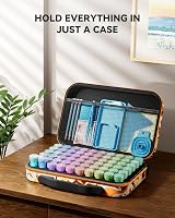 ARTDOT 60 Slot Diamond Art Storage Box Kit with 101pcs Accessories Orange view 2