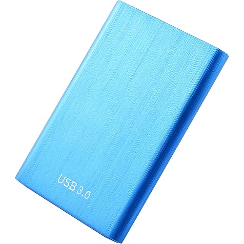 External Hard Drive,Portable Hard Drive External 1TB 2TB HDD USB 3.0 Compatible for PC, Laptop and Mac(2TB-C Blue)