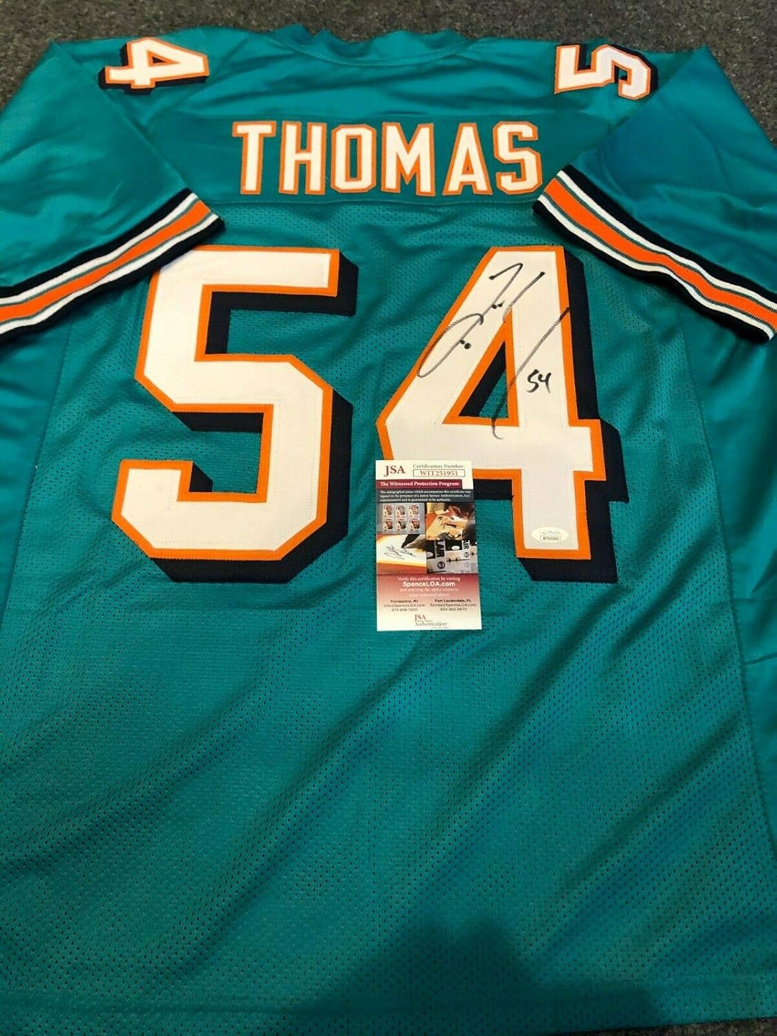 zach thomas jersey