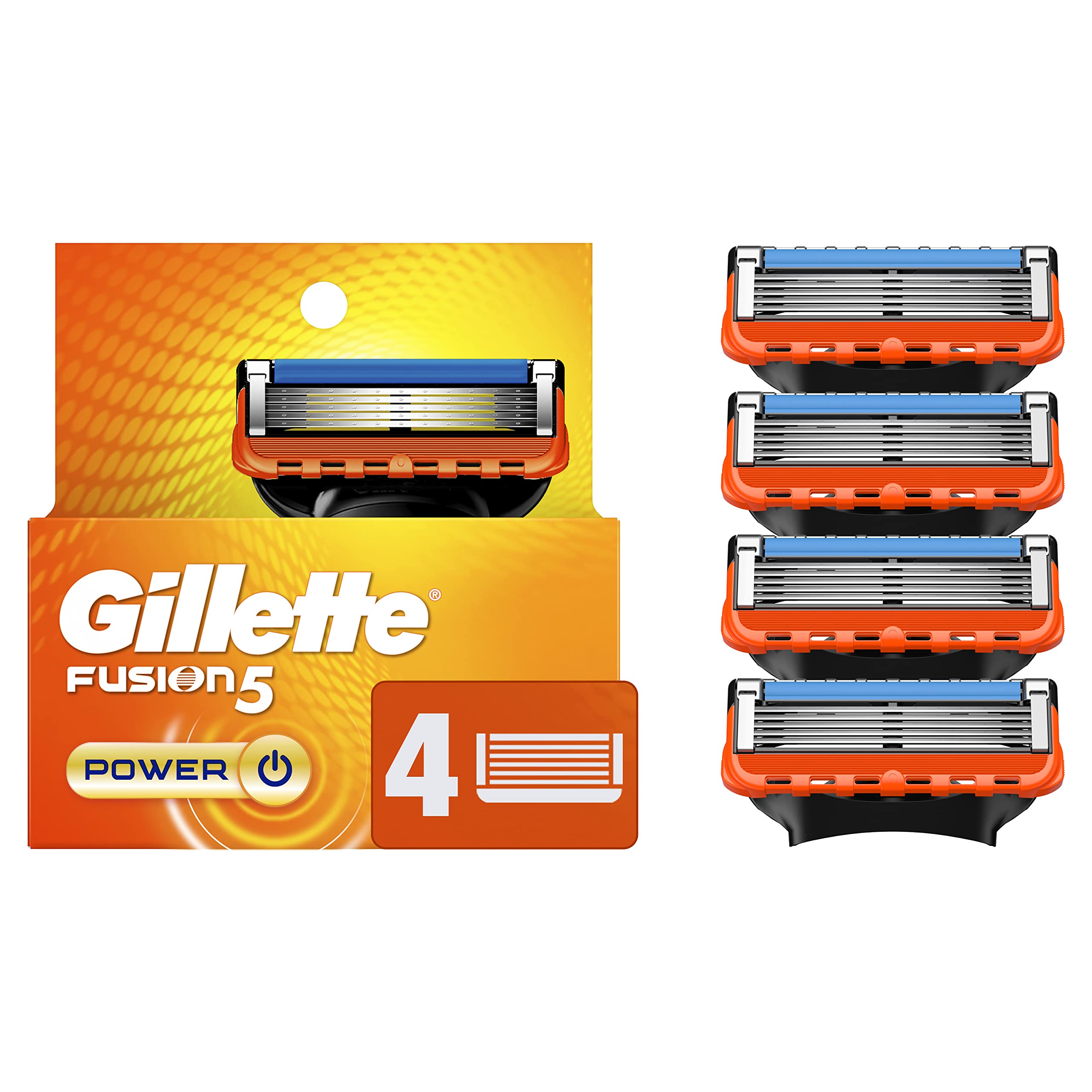 Photo 1 of Gillette Fusion5 Men's Razor Blade Refills, 4 Count