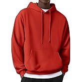 COOFANDY Men's Hooded Sweatshirts Long Sleeve Casual Pullover Hoodie Waffle Knit Sweatshirt with Pocket