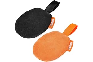 VISEMAN Bowling Grip Bag 2PCS, Microfiber Bowling Powder Bag, Hands Drying Bowling Grip Sack