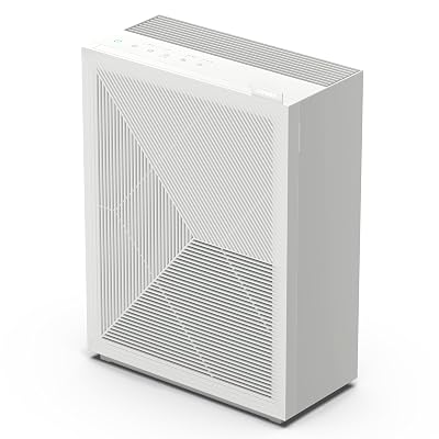 COWAY Air Purifiers for Home Bedroom up to 1,035ft² with Washable Filter, Ordor Filter, & HEPA Filter for Smoke, Pollen, Dander, with Air Quality Monitor, Auto Mode, 3yr Warranty, 160, White