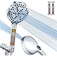 High Pressure 10-Mode Handheld Shower Head - Built in Power Wash for Clean, Replaceable Filter Soften Hard Water Remove Chlor