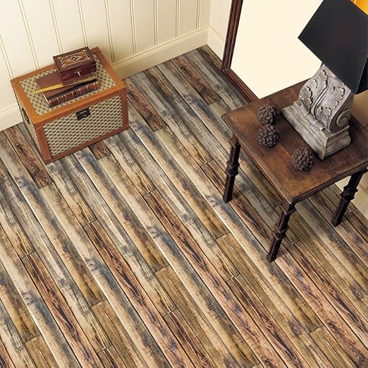 flameer papel autoadhesivo para pisos de madera de grano pvc suelo dormitorio papel de contacto 8