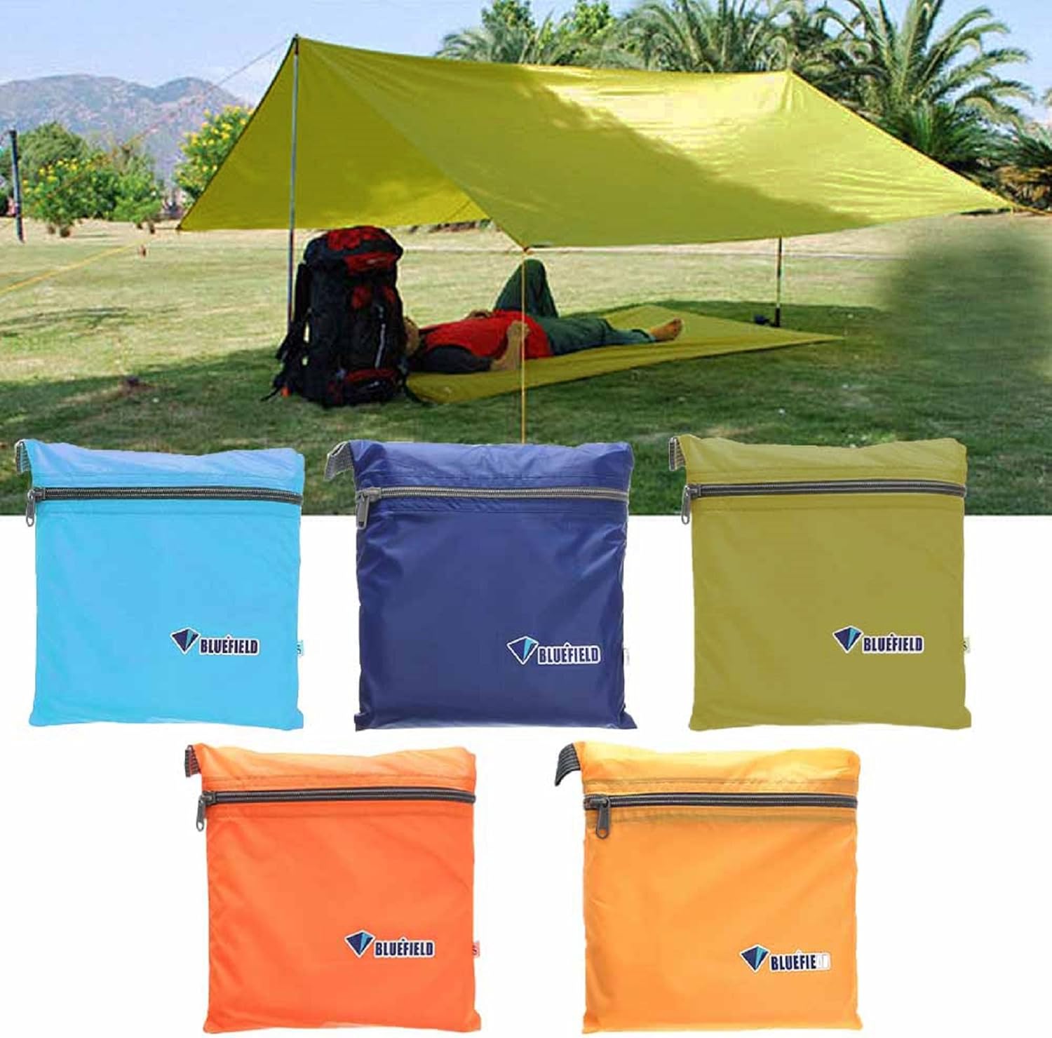 Billionaire asia HOT Waterproof Camping Shelter Sunshade Canopy Ourtdoor Hiking Beach Tent Cover
