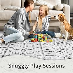 SERISSA Washable Area Rug,3x5 Soft Non Slip Indoor