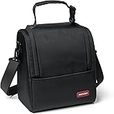 Momcozy Breastmilk Cooler Bag with Strap, Insulated Baby Bottle Bag, Fits 6 Baby Bottles up to 9Oz&10H Long-term Cooling, XPE Insulation Layer, Food Grade PP Compartment for Nursing Mom Daycare