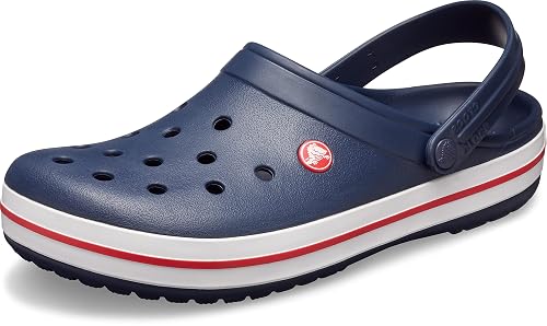 Crocs Unisex Crocband Clogs, Navy, 3 UK Men/ 4 UK Women