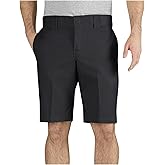 Dickies Men’s 11-Inch Slim Fit Stretch Work Shorts – Lightweight Uniform Shorts for Men with Flat Front Utility Design