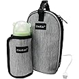 CitisKins Bottle Warmer For Baby Milk USB Portable Bottle Heating Bag Car Water Warming Bag On The Go At Home Or Travel (grey)