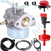 640349 HMSK80 Carburetor for Tecumseh 640052 ST824 LH318SA ST1032 | Fit Tecumseh 924082 932101 640054 924050 Ariens ST624 Fits Yard Machines 31AE640F000 31AE665E118 Snowblower