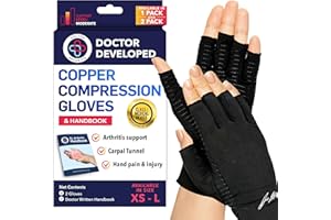 Dr. Arthritis Copper Arthritis Compression Gloves for Women and Men, Carpal Tunnel Gloves, Hand Brace for Arthritis Pain