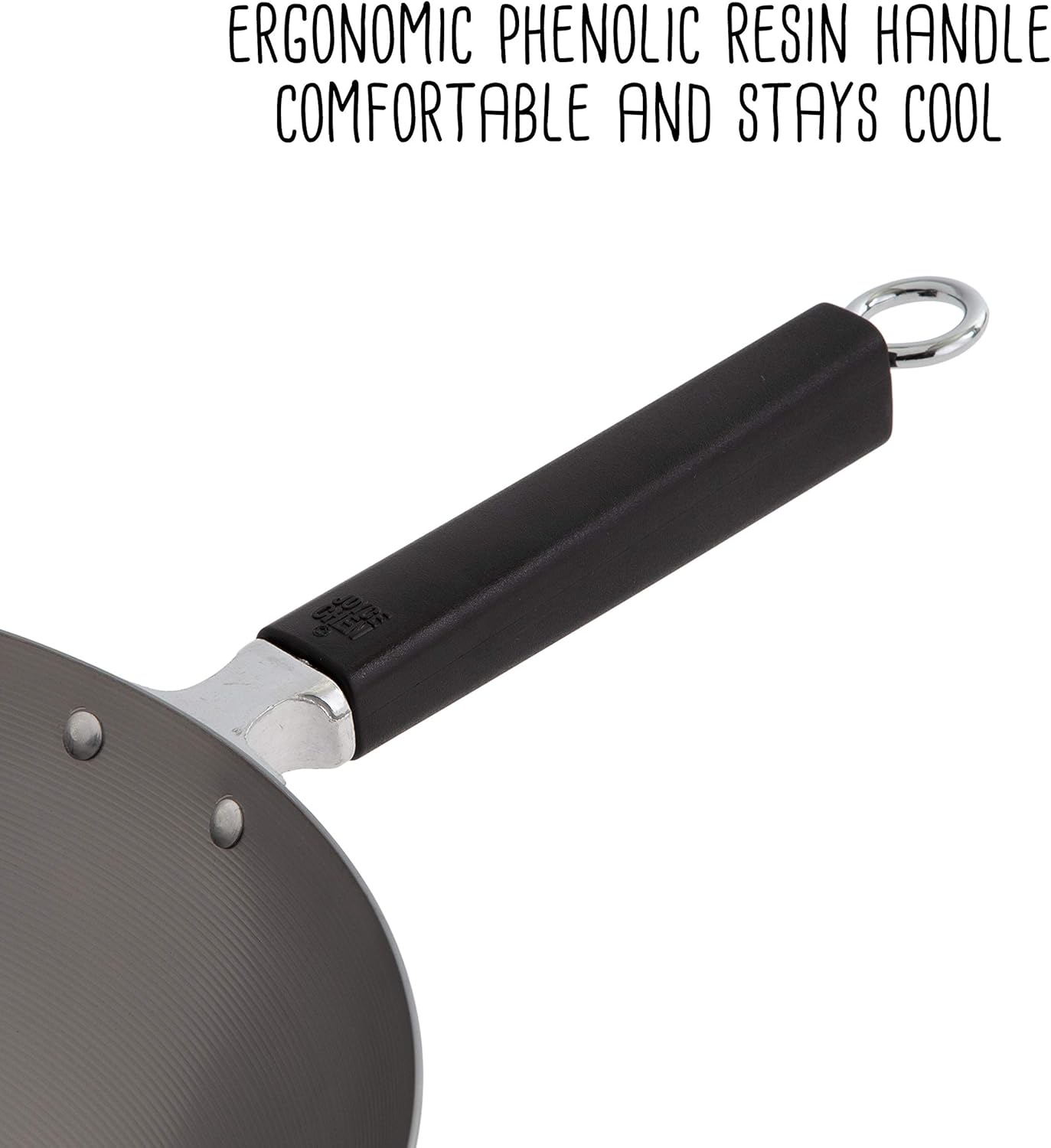 Joyce Chen Flat Bottom Wok, Standard, Metal: Joyce Chen Wok: Kitchen & Dining