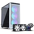 Phanteks Eclipse P400A Digital ATX Mid-tower (PH-EC400ATG_DWT01), Mesh Front Panel, Tempered Glass, Digital-RGB, White
