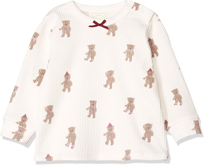 Amazon ジェラート ピケ Kids Baby テディベア柄babyガールズプルオーバー Pbct Red 日本 70 3か月 6か月 Tシャツ カットソー 通販