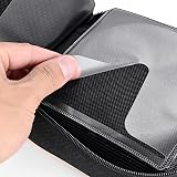 UENTIP Nylon CD/DVD Case Car Wallet 48 Discs Portable Zippered Organizer view 5