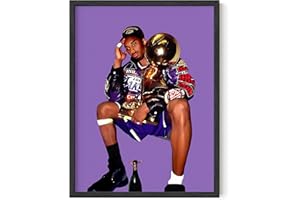 HAUS AND HUES Kobe Bryant Wall Art Kobe Art Kobe Wall Art, Kobe Bryant Poster, Kobe Posters, Black Mamba Poster, Lakers Wall Art, Basketball Poster, NBA Posters, Lakers Posters UNFRAMED 12" X 16"