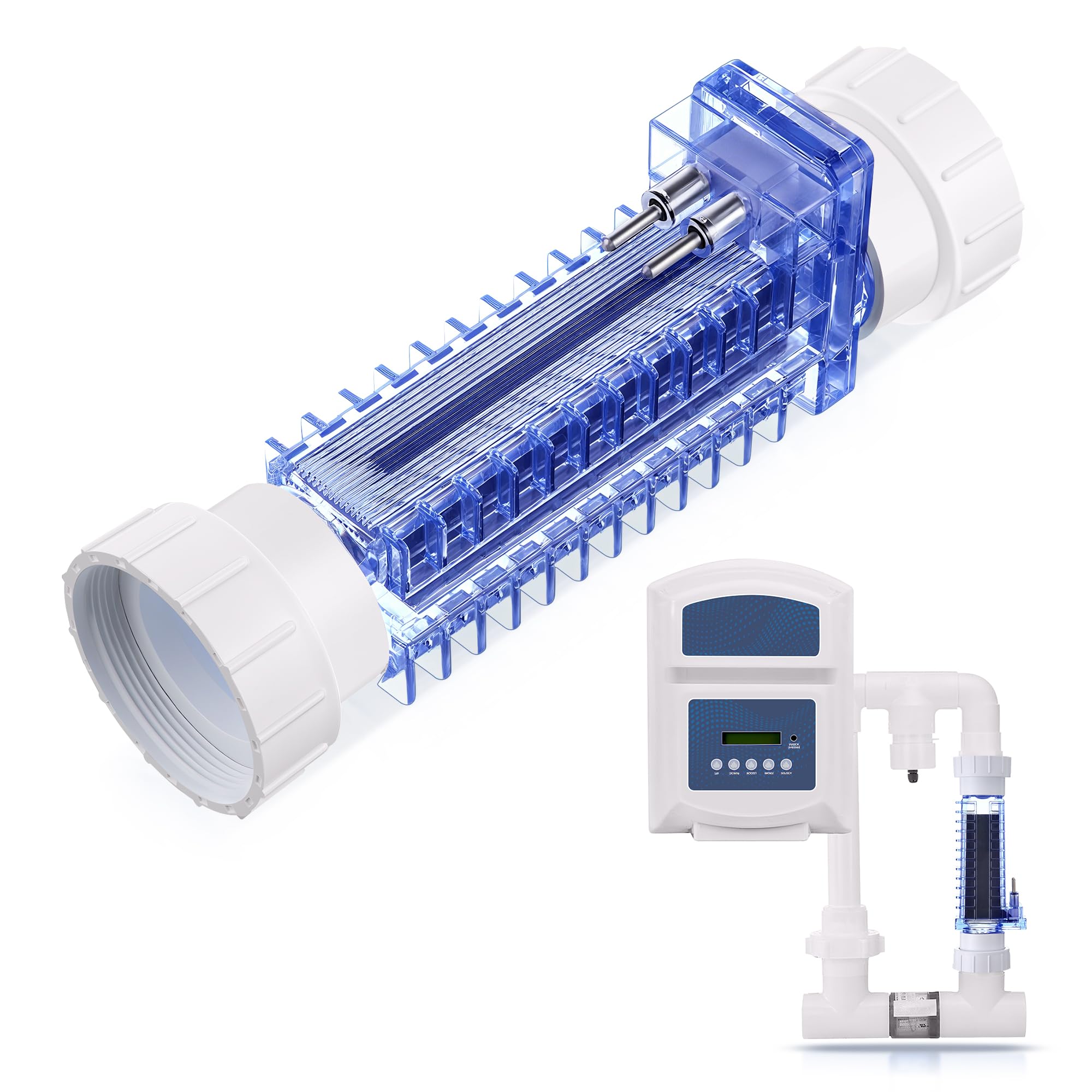 Photo 1 of Qualirey PPC1 Salt Cell Replacement for Pool, Chlorine Generator Salt Cell, Compatible with Old AP-150, RC-5, SC-36, RC-35/22, Compatible with Autopilot Pool Pilot Digital Nano, Digital, 75003