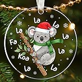 LUCAGIFT Koala Ornament - Koala Gifts for Lovers, Women, Men - Funny Animals Ornaments for Christmas Tree - Animals Themed Gifts - Acrylic Christmas Ornament 2025