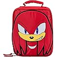 AI ACCESSORY INNOVATIONS Sonic The Hedgehog Insulated Lunch Box, Knuckles Mini Gaming Cooler with 3D Features and Top Padded Handle