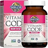 Garden of Life B12 - Vitamin Code Raw B-12 - 30 Capsules, 1,000mcg Whole Food B12 Methylcobalamin for Energy, Vegan Methylcob