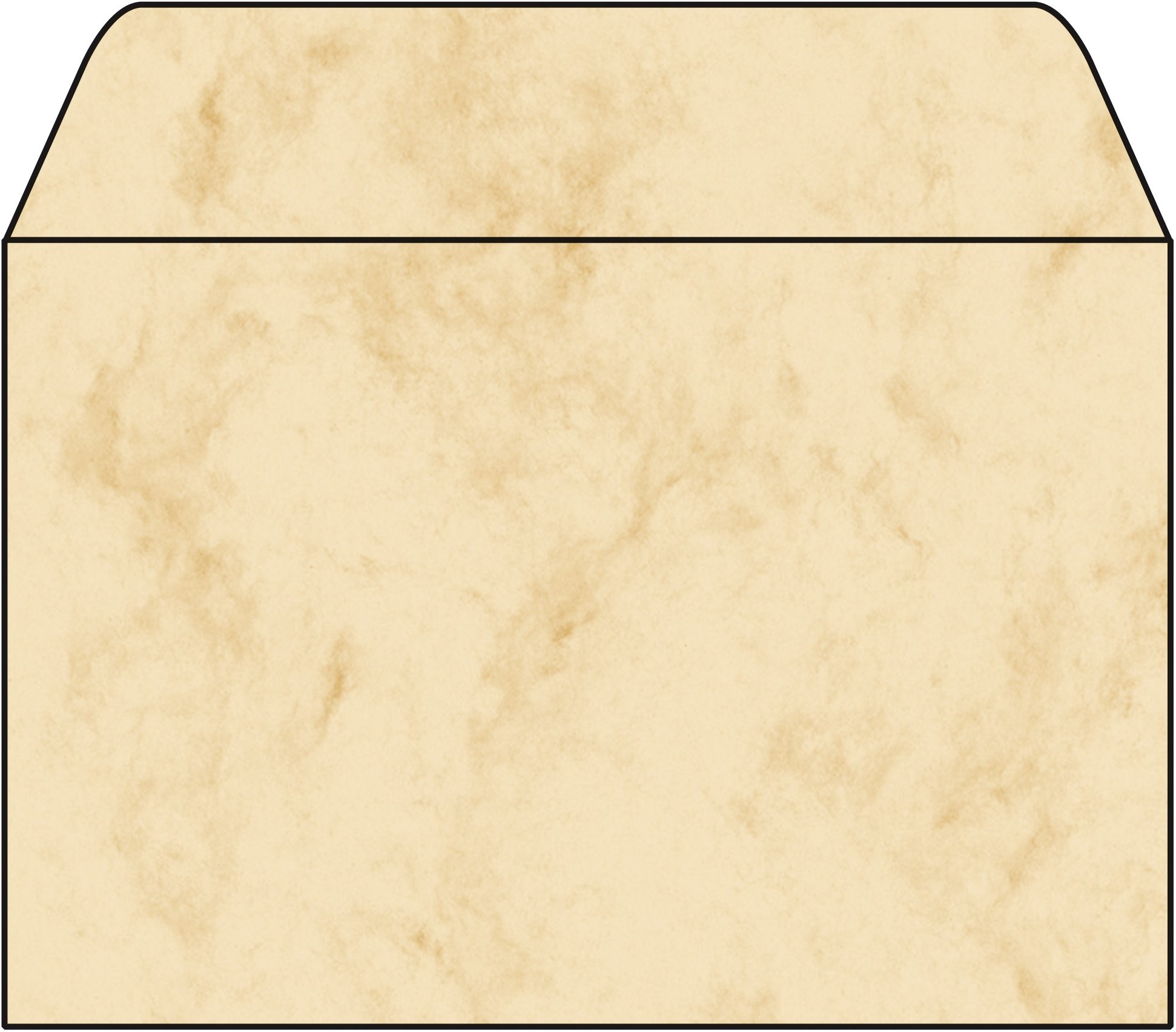 SIGEL DU011 Marbled envelopes, C6, 90 gsm, Beige, 25 Pieces